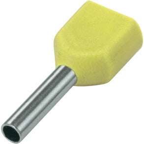 Adereindhuls geisoleerd 2x6mm – per 100 stuks